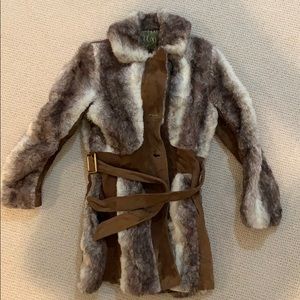 Brown fur jacket
